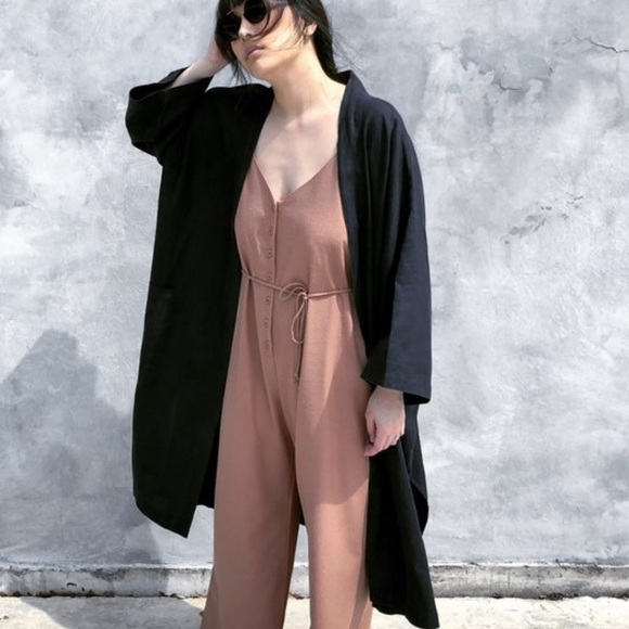 Ozma Cypress Silk Noil playsuit - Picture 3 of 3